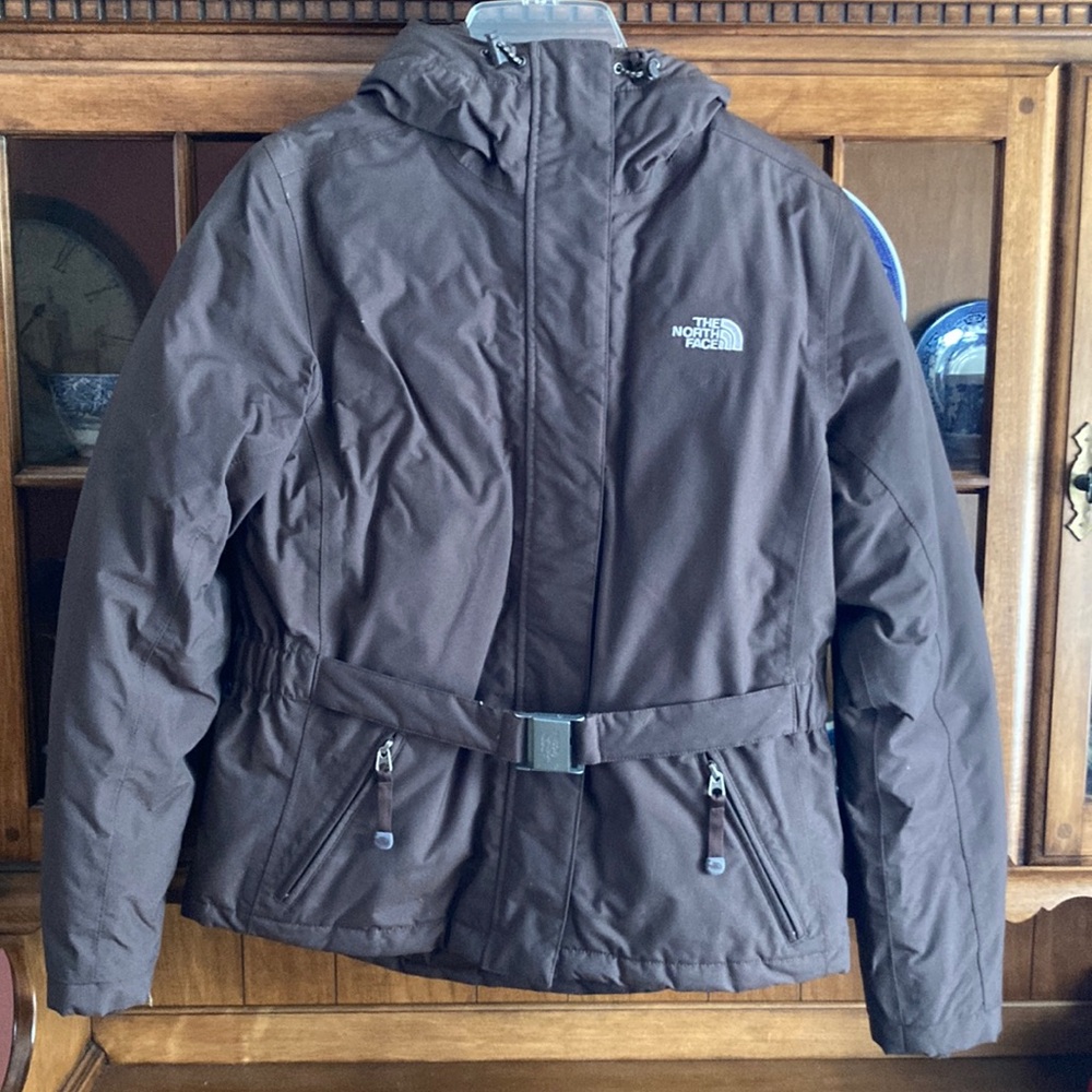 Vintage THE NORTH FACE 550 jacket. Down Feather Brown Small